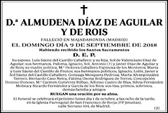 Almudena Díaz de Aguilar y de Rois
